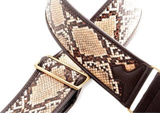 Guitar strap RightOnStraps Snake II Guitar strap Beige - 3