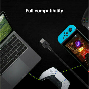 Cablu video Green Cell HDGC02 StreamPlay HDMI - HDMI 3 m Cablu video - 6