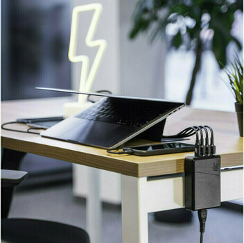 AC Adapter Green Cell CHARGC01 Power Source 75W 4-port charger USB-C 75.0 AC Adapter - 7