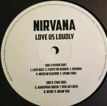 LP Nirvana - Love Us Loudly - 1987 & 1991 Broadcasts (2 LP) - 3