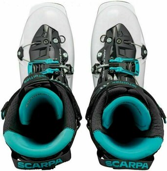 Botas de esqui de montanha Scarpa RS 125 White/Black/Azure 26,5 - 6