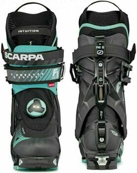 Botas de esqui de montanha Scarpa F1 LT 100 Carbon/Aqua 25,0 - 5