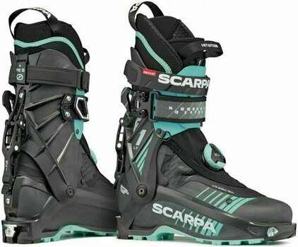 Cipele za turno skijanje Scarpa F1 LT 100 Carbon/Aqua 27,0 - 4