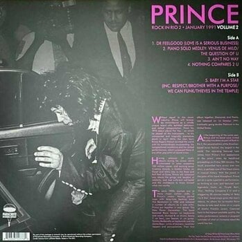 Vinyl Record Prince - Rock In Rio - Vol. 2 (LP) - 2