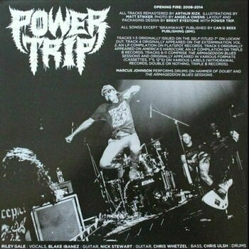 Vinylskiva Power Trip - Opening Fire: 2008-2014 (LP) - 2