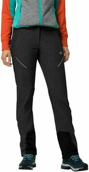 Calças de exterior Jack Wolfskin Gravity Slope Pants W Black One Size Calças de exterior - 4