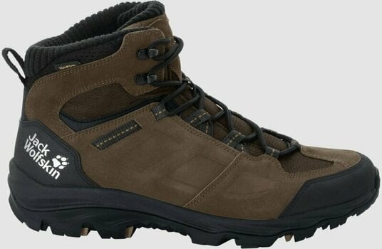 Mens Outdoor Shoes Jack Wolfskin Vojo 3 WT Texapore Mid Brown/Phantom 40 Mens Outdoor Shoes - 2