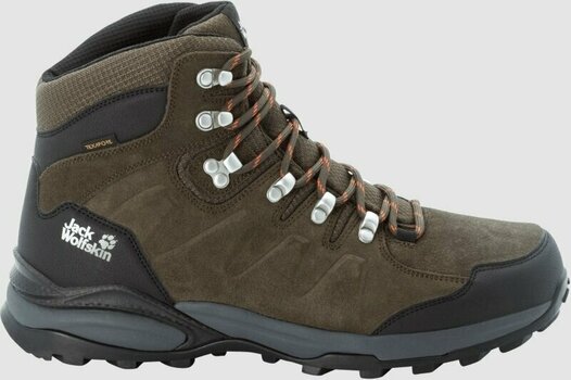 Mens Outdoor Shoes Jack Wolfskin Refugio Texapore Mid Khaki/Phantom 40,5 Mens Outdoor Shoes - 2