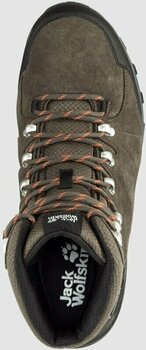 Mens Outdoor Shoes Jack Wolfskin Refugio Texapore Mid Khaki/Phantom 40,5 Mens Outdoor Shoes - 5