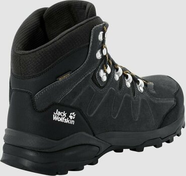 Pantofi trekking de bărbați Jack Wolfskin Refugio Texapore Mid Phantom/Burly Yellow XT 40,5 Pantofi trekking de bărbați - 3
