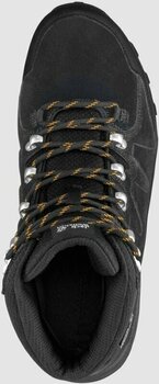 Mens Outdoor Shoes Jack Wolfskin Refugio Texapore Mid Phantom/Burly Yellow XT 41 Mens Outdoor Shoes - 5