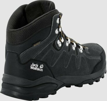 Pantofi trekking de bărbați Jack Wolfskin Refugio Texapore Mid Phantom/Burly Yellow XT 44 Pantofi trekking de bărbați - 3