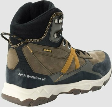 Mens Outdoor Shoes Jack Wolfskin Pathfinder Texapore Mid Brown/Phantom 40 Mens Outdoor Shoes - 3
