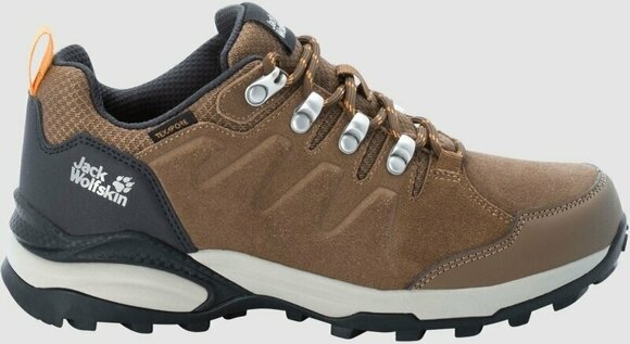Womens Outdoor Shoes Jack Wolfskin Refugio Texapore Low W Brown/Apricot 37,5 Womens Outdoor Shoes - 2