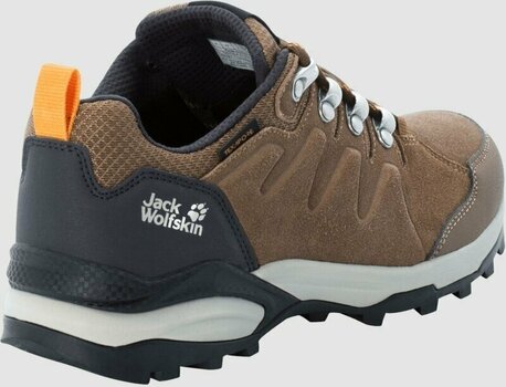 Womens Outdoor Shoes Jack Wolfskin Refugio Texapore Low W Brown/Apricot 37,5 Womens Outdoor Shoes - 3