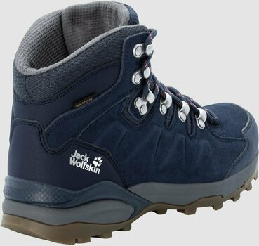 Womens Outdoor Shoes Jack Wolfskin Refugio Texapore Mid W Dark Blue/Grey 37 Womens Outdoor Shoes - 3
