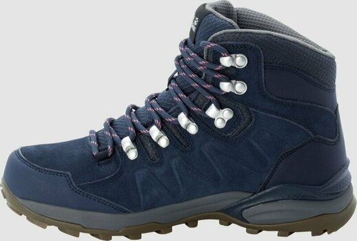 Womens Outdoor Shoes Jack Wolfskin Refugio Texapore Mid W Dark Blue/Grey 37 Womens Outdoor Shoes - 4