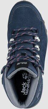 Womens Outdoor Shoes Jack Wolfskin Refugio Texapore Mid W Dark Blue/Grey 37,5 Womens Outdoor Shoes - 5