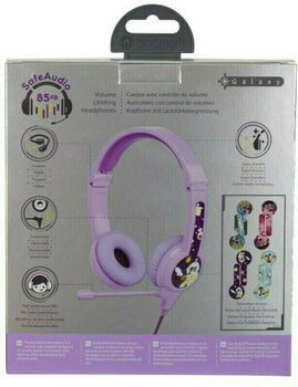 Auscultadores para criança BuddyPhones Galaxy Purple - 7