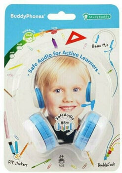Headphones for children BuddyPhones StudyBuddy Blue - 8