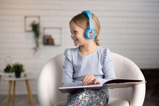 Headphones for children BuddyPhones Play+ Blue Headphones for children - 6