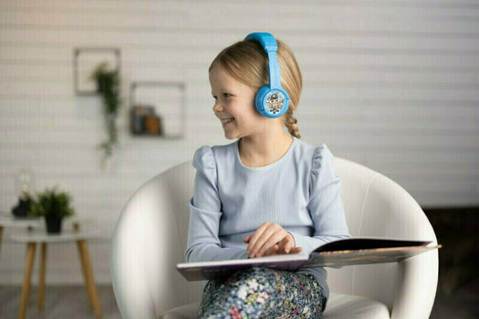 Fejhallgató gyerekeknek BuddyPhones Play+ Kék - 7