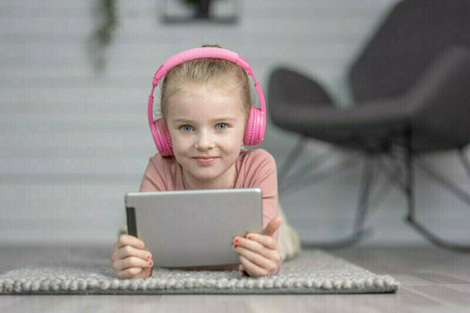 Headphones for children BuddyPhones Play+ Pink - 6
