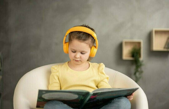 Hörlurar för barn BuddyPhones Play+ Yellow - 5