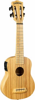Sopránové ukulele Cascha HH 2312E Sopránové ukulele Bambus - 3