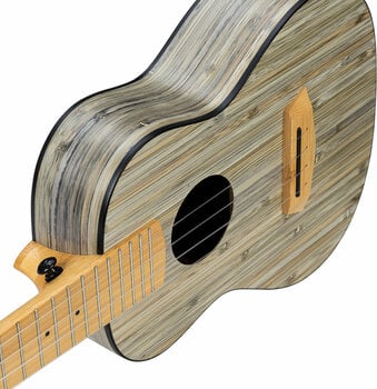 Sopránové ukulele Cascha HH 2315E Bamboo Sopránové ukulele Grafit - 10