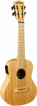 Koncertní ukulele Cascha HH 2313E Bamboo Koncertní ukulele Natural - 3