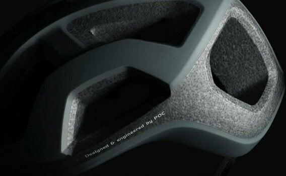 Bike Helmet POC Ventral Lite Uranium Black/Hydrogen White Mat 56-61 Bike Helmet - 5