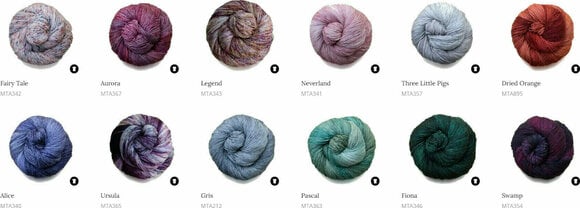 Fios para tricotar Malabrigo Mechita 668 Granada - 6
