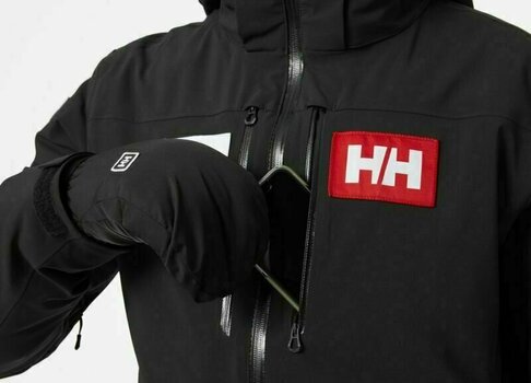 Ski Jacket Helly Hansen Alpha Lifaloft Jacket Can Black M - 7