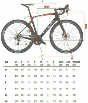 Bicicletta da strada Wilier Cento1NDR Shimano Ultegra RD-R8000 2x11 Red/Black L Shimano - 7