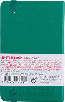 Vázlattömb Talens Art Creation Sketchbook 9 x 14 cm 140 g Green Vázlattömb - 2