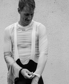Cycling jersey POC Essential Layer LS Jersey Functional Underwear Hydrogen White 2XL - 3