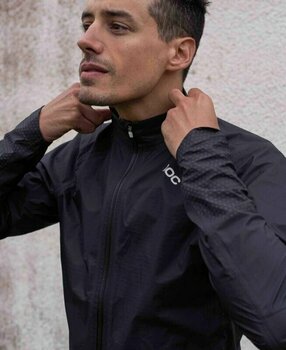 Fahrrad Jacke, Weste POC Haven Rain Jacke Uranium Black S - 3