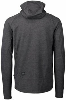Odzież kolarska / koszulka POC Merino Zip Hood Bluza z kapturem Sylvanite Grey Melange L - 2