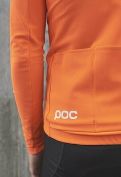 Cycling jersey POC Radiant Zink Orange L - 6