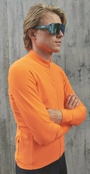 Odzież kolarska / koszulka POC Radiant Golf Zink Orange M - 4