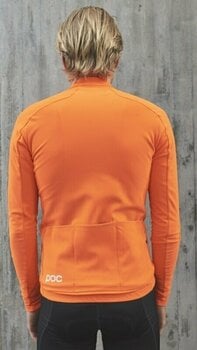 Odzież kolarska / koszulka POC Radiant Golf Zink Orange M - 5
