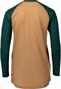 Tricou ciclism POC MTB Pure LS Jersey Tricou Moldanite Green/Aragonite Brown M - 2