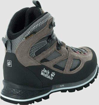 Womens Outdoor Shoes Jack Wolfskin Force Crest Texapore Mid W Tarmac Grey/Pink 42 Womens Outdoor Shoes - 3