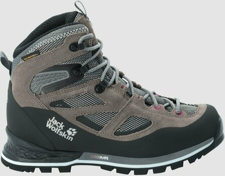 Womens Outdoor Shoes Jack Wolfskin Force Crest Texapore Mid W Tarmac Grey/Pink 42,5 Womens Outdoor Shoes - 2