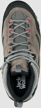 Womens Outdoor Shoes Jack Wolfskin Force Crest Texapore Mid W Tarmac Grey/Pink 42,5 Womens Outdoor Shoes - 5