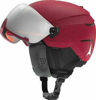 Ski Helmet Atomic Savor Visor Stereo Dark Red M (55-59 cm) Ski Helmet - 2