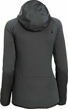 Ski-trui en T-shirt Atomic W Revent Fleece Antracite S Hoodie - 2