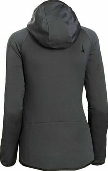 T-shirt/casaco com capuz para esqui Atomic W Revent Fleece Antracite XS Hoodie - 2