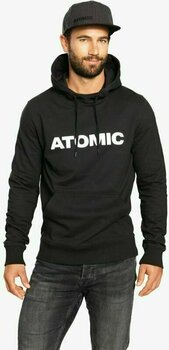 Camiseta de esquí / Sudadera con capucha Atomic RS Black L Sudadera - 3